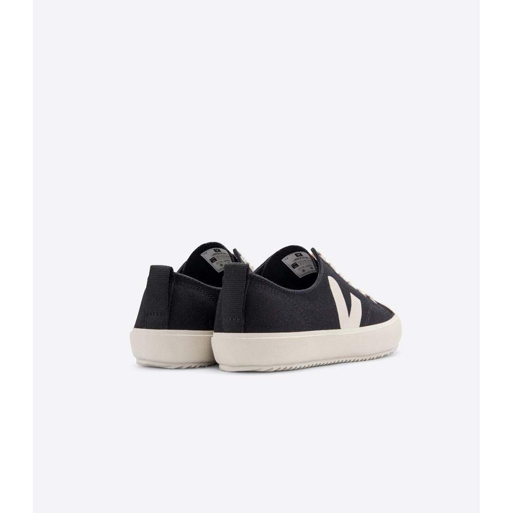 Black/White Men's Veja NOVA CANVAS Shoes | AU 246QMA